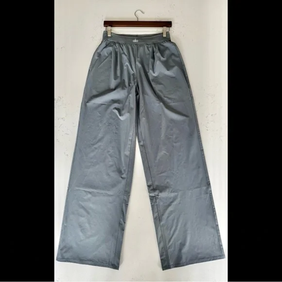 ALO Yoga “Steel Grey” Suit Up Trouser – Size Medium (Regular) Relaxed Fit Pant - Picture 5 of 8